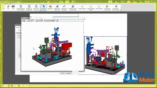 Tutorial 3D PDF Maker for AutoCAD - 5. Modificare la posizione delle viste 3D, il 3D View смотреть онлайн