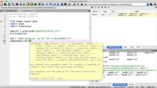 Merge raster data with GDAL in Python смотреть онлайн