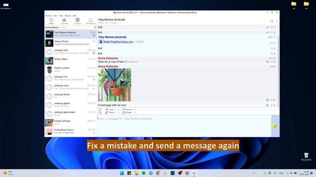 MyChat Guides | How to fix a typo in a sent message? смотреть онлайн