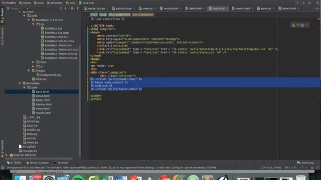 First Django App - Adding Bootstrap to Django + Final Touches смотреть онлайн
