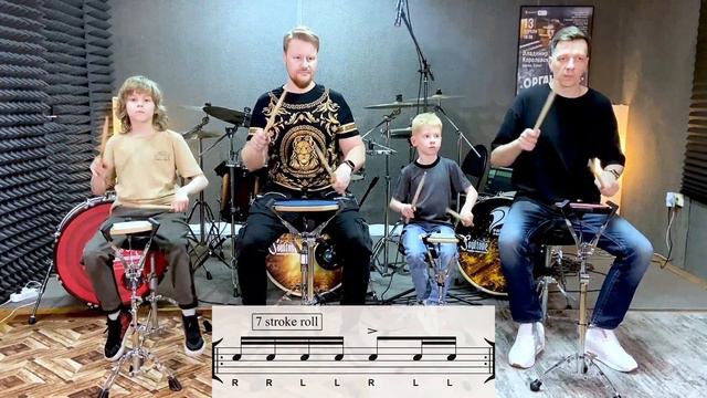 Drum Is Fun studio - Warm Up (Basic. by Tommy Igoe) смотреть онлайн