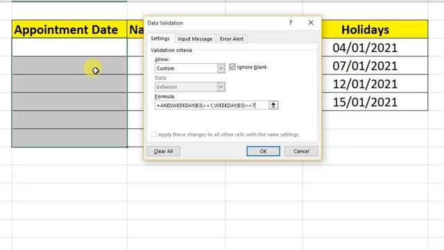 How To Restrict ? weekends and holidays in excel ( You've Never Seen Before ) смотреть онлайн
