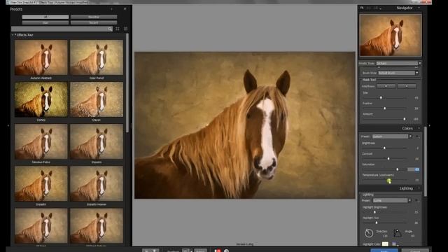 "Formal Horse Portrait" - Alien Skin Software Tutorial смотреть онлайн
