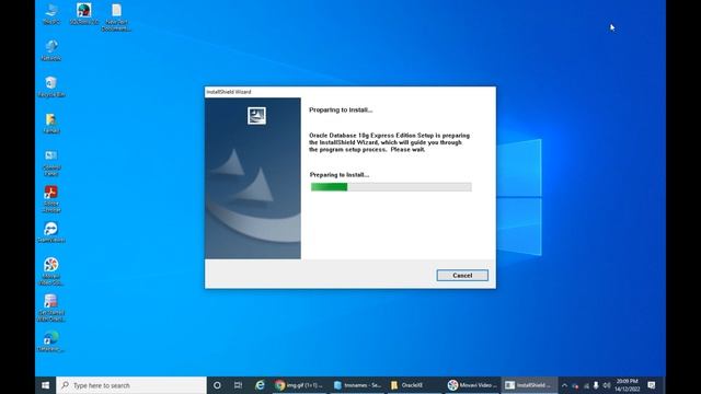 Installation of Oracle 10 g Express Edition смотреть онлайн