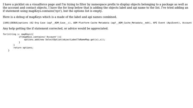 Salesforce: For loop to check if a list contains a string смотреть онлайн