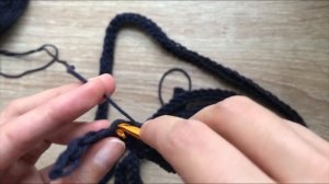 Как связать шарф крючком. Простой мастер-класс для начинающих. Шарф английской резинкой крючком