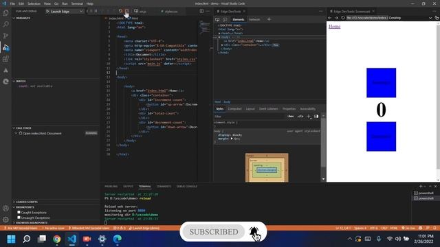 Visual Studio Code(VS Code) Dev Tools, Run and Debug смотреть онлайн