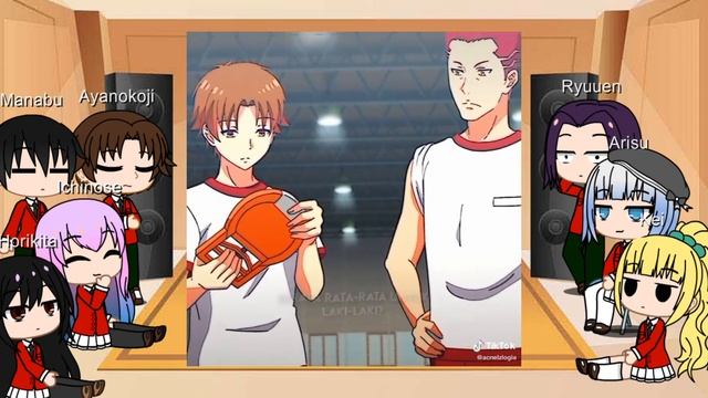 Classroom of the elite react to Ayanokoji (Part 3) смотреть онлайн