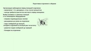 Тактика. Отделение в обороне