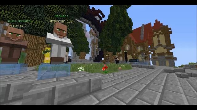 Обзор [Меега сервер Minecraft 1.8 с мини-играми]{Angry World} смотреть онлайн