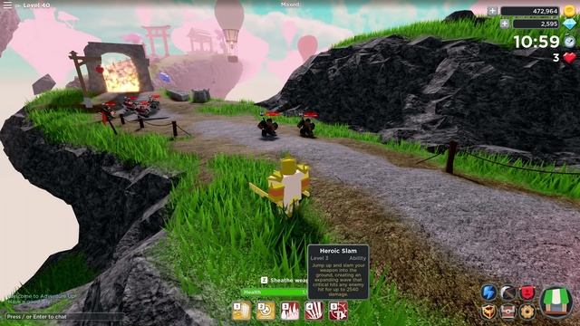 the BEST WARRIOR BUILD *OP ONE-HIT WARRIOR!* ON *NEW DUNGEON GAME* ADVENTURE UP ROBLOX смотреть онлайн