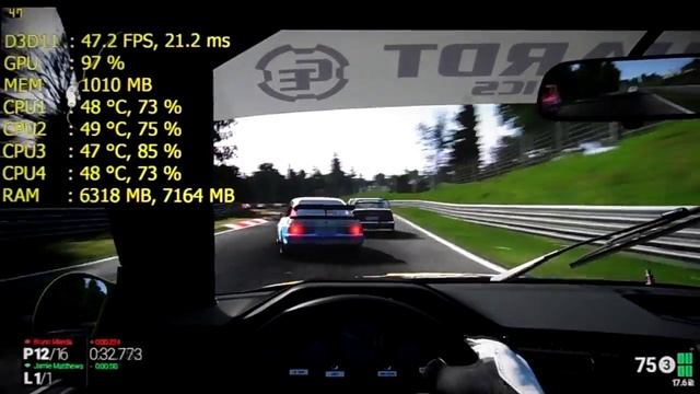 Project CARS - GTX 560 Ti - i5 6500 - 8GB - 1080p Test смотреть онлайн