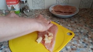 РУЛЕТИКИ ИЗ КУРИНОЙ ГРУДКИ!!! РУЛЕТЫ С АНАНАСОМ???