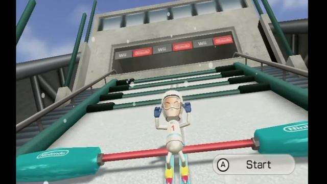 Wii Fit - Wii - Balance Games 03: Ski Jump смотреть онлайн