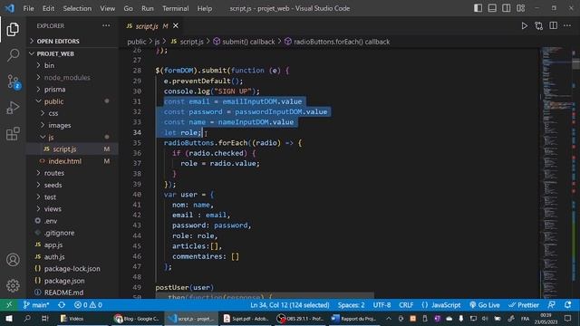 Projet Web : Blog (Node.js, Express.js) : Partie 3 смотреть онлайн