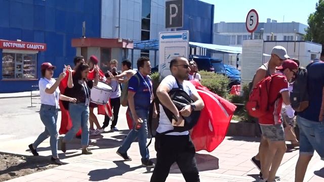 Болельщики сборной Туниса в Волгограде смотреть онлайн