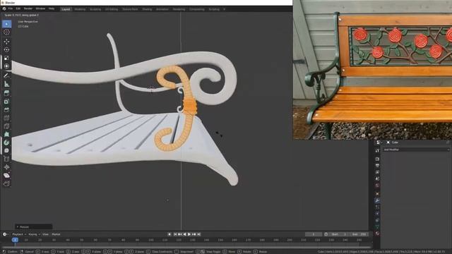 Procedural Texturing: Blender Timelapse Modeling and Texturing a Bench смотреть онлайн