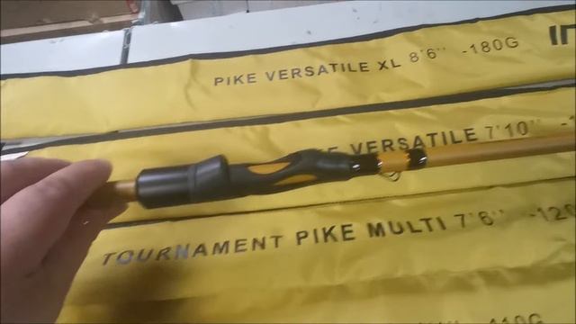Распаковка! Сравниваем удилища для Биг Бейтов BFT Instinct Reloaded  и Pike Versatile