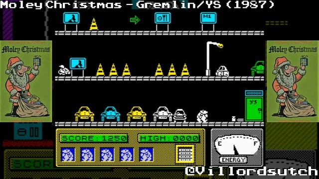 Moley Christmas for the ZX Spectrum from Gremlin Graphics and Your Sinclair (1987) смотреть онлайн