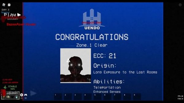 Lost rooms all map endings #roblox