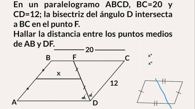 Problema de cuadrilateros paralelogramo trapecio смотреть онлайн