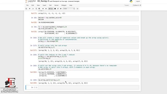 GET ON CODE: Python Data Science-Numpy Tutorial Chapter 4 смотреть онлайн