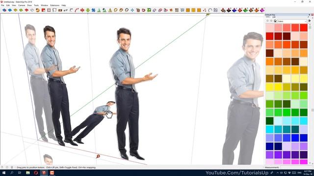Convert image to Geometry With SketchUp Plugin смотреть онлайн