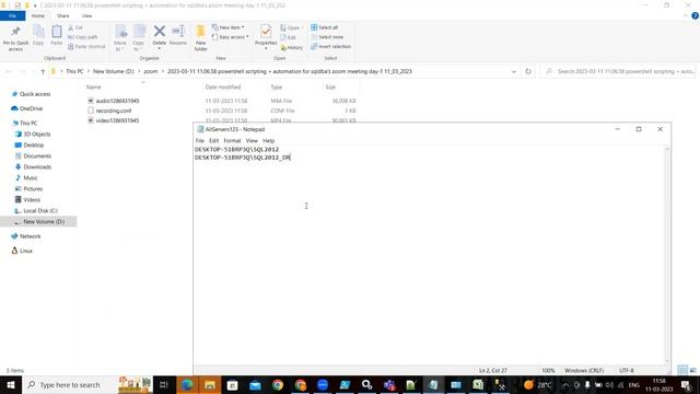 Powershell For SQL DBA Day -1.8 , 11/03/2023 смотреть онлайн