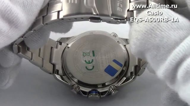 Мужские японские наручные часы Casio Edifice EQS-A500RB-1A смотреть онлайн