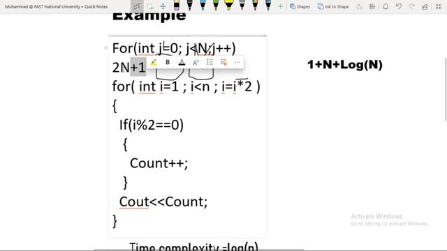 Calculate Time Complexity of an Algorithm of Log(n) | Time Complexity Example смотреть онлайн