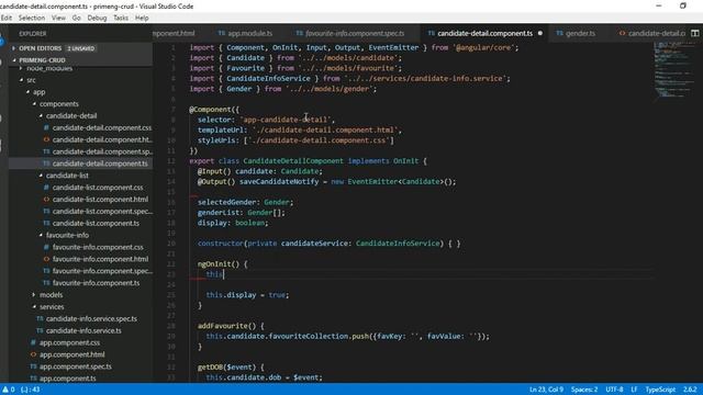 Angular 5 Tutorial - PrimeNG CRUD application Part6 смотреть онлайн