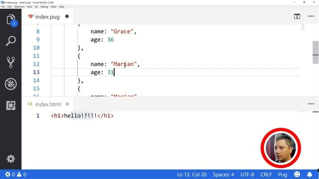 The Best HTML template engine for Front-End Developers - Meet Pug 01 смотреть онлайн