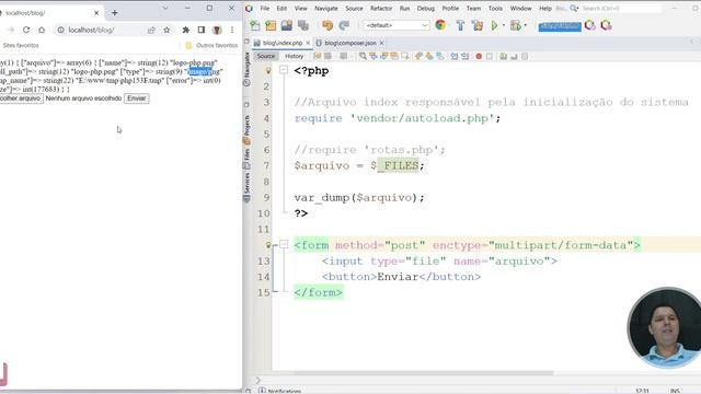 Curso de PHP 8 Aula 125 Introdução ao Upload de Arquivos смотреть онлайн
