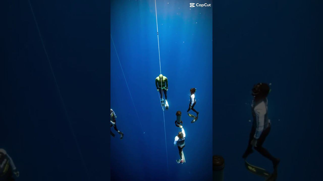 Спортивный глубинный фридайвинг. Любите соревновнования? #фридайвинг #freediving #competition смотреть онлайн