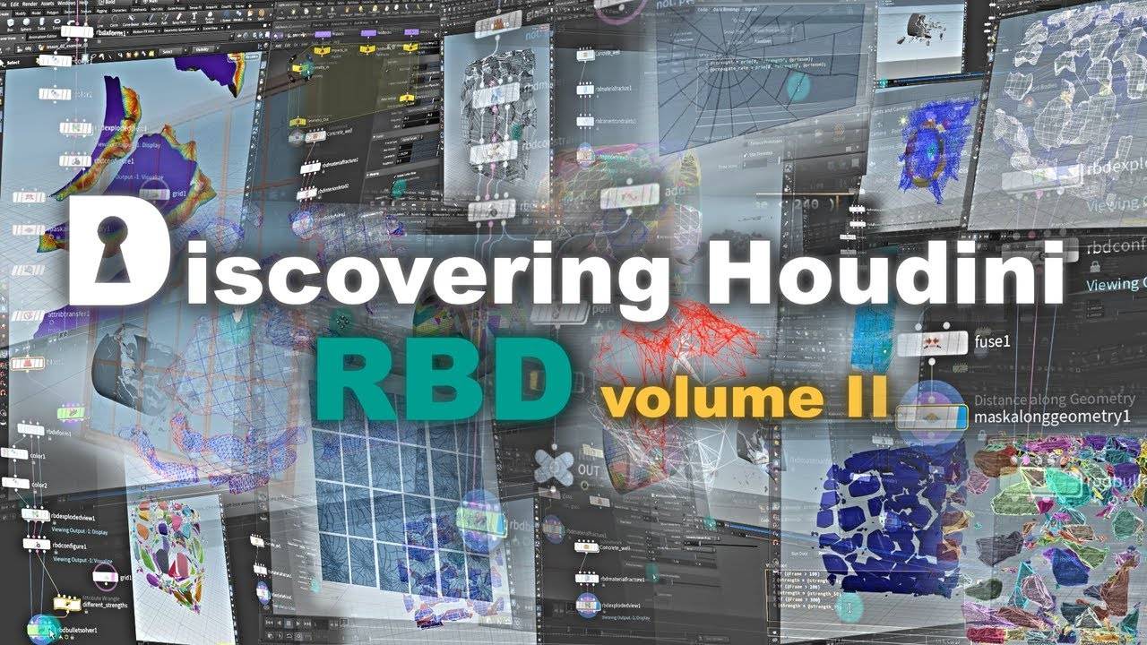 Знакомство с RBD в Houdini / Discovering Houdini RBD Volume 2