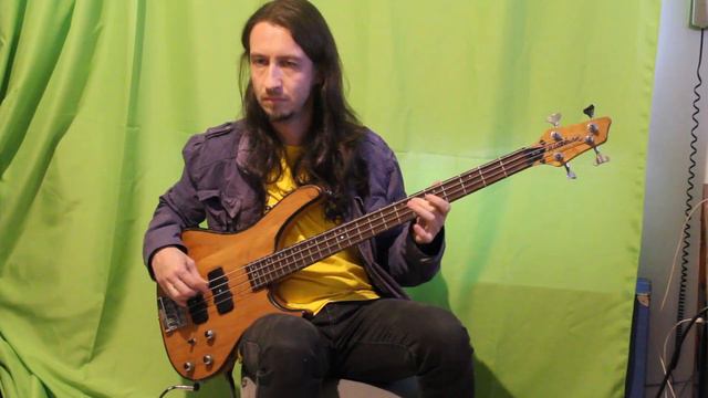 Deep Purple - Rat Bat Blue (bass cover with metronome) смотреть онлайн