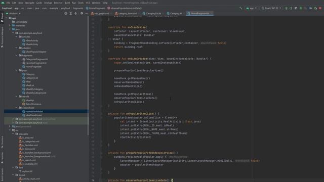 Android food app using (MVVM + Retrofit + Room) #7 смотреть онлайн