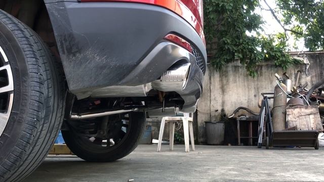 Catback exhaust system on a 2023 Changan CS35 Plus смотреть онлайн