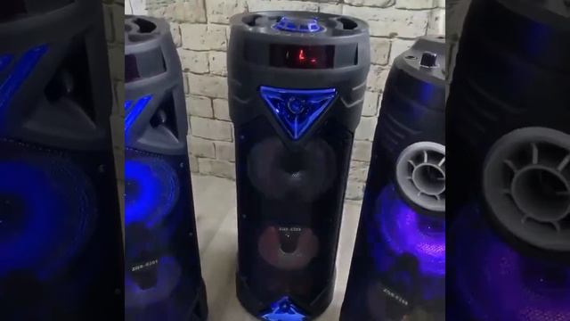 Портативная блютуз колонка ZQS-6201 смотреть онлайн