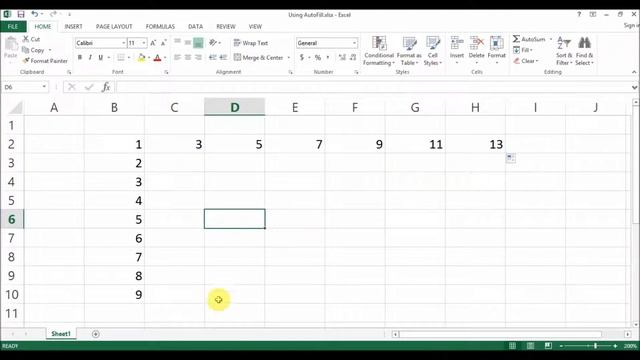 ms office excel using autofill смотреть онлайн