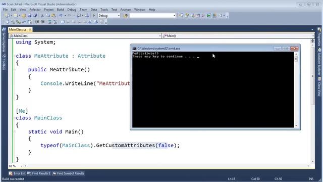C# Attributes смотреть онлайн