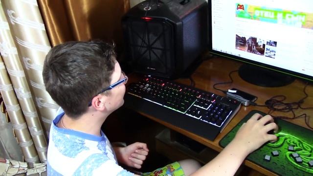 Corsair STRAFE RGB Cherry MX Silent! Краткий обзор. СПАСИБО!!! - Отец и Сын смотреть онлайн