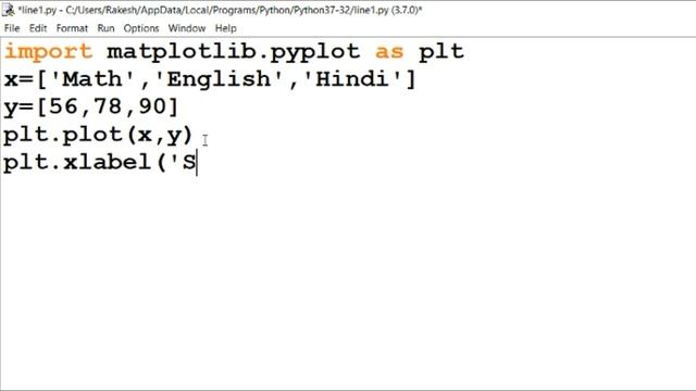 Python Tutorial in Hindi #27: Program to plot line graph using matplotlib смотреть онлайн