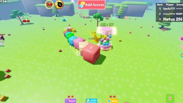 Roblox mini game. Mega record Cubes 2048.io MERGE SIMULATOR WORM 2048 Roblox смотреть онлайн