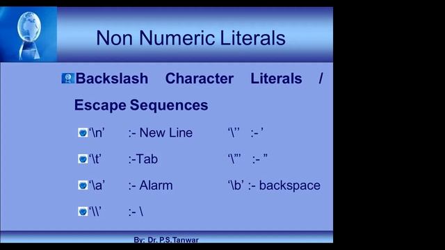 01 Tokens (Literals and Strings) Part ii ( in Hindi ) हिंदी में смотреть онлайн