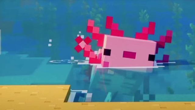 Как призвать синего аксолотля в Minecraft/JAVA-BEDROCK смотреть онлайн
