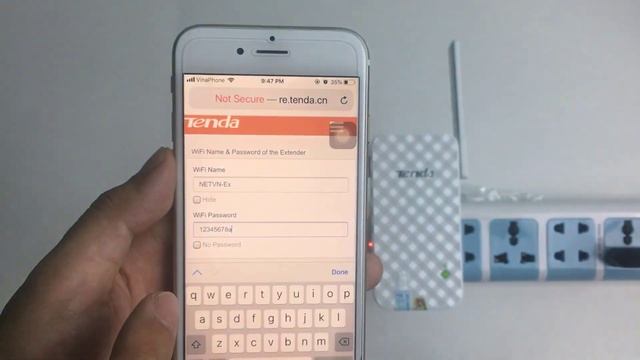 Tenda Repeater : Set Wi-Fi Password | NETVN