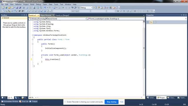 How to add items to TreeView and ListView in C# (Part 1) смотреть онлайн