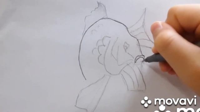 Как нарисовать карпа. смотреть онлайн