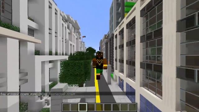 Как быстро летать в самом большом городе в майнкрафте - Greenfield смотреть онлайн
